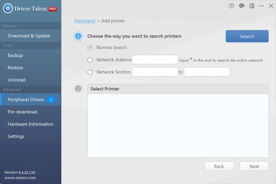 download network printer driver