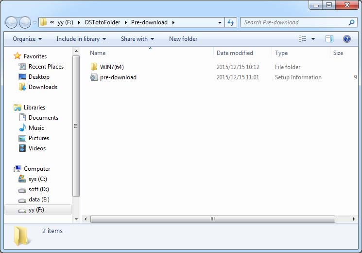 pre-download files