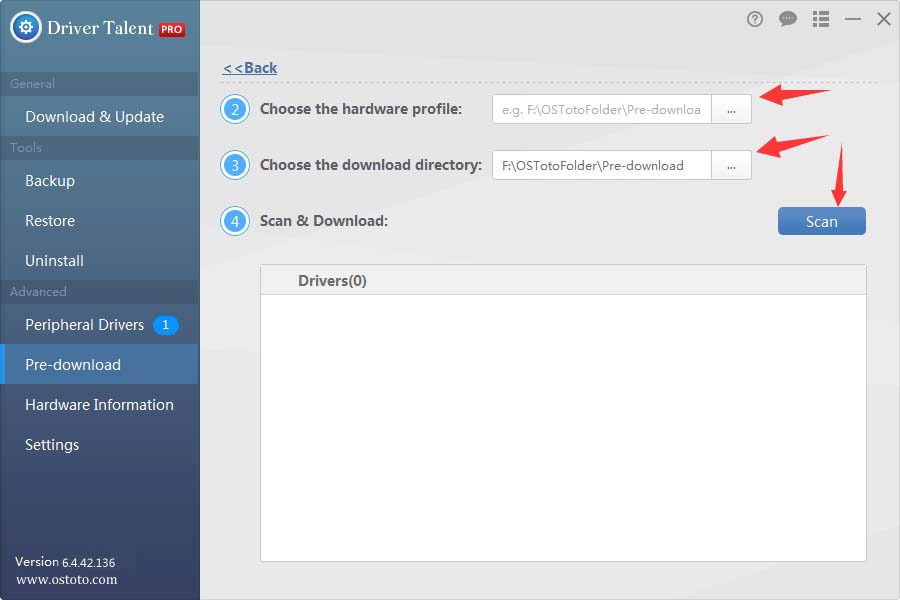 choose hardware profile