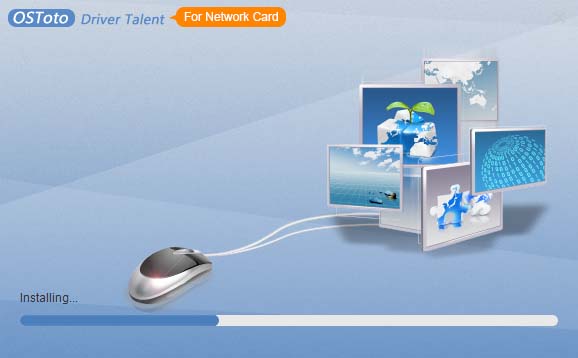 install process of driver talent for network card
